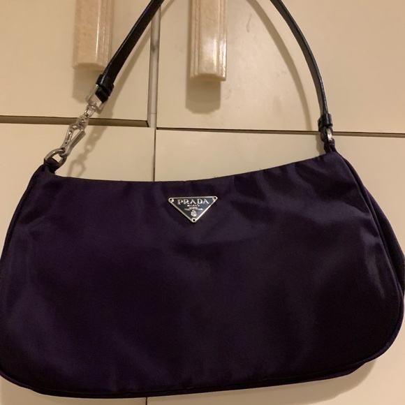 purple prada bag
